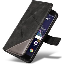 Manyi Mall Elmas Dikiş ve Kart Yuvası Deri ile Huawei P9 Lite Için Flip Case (Yurt Dışından)