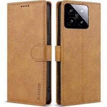 Manyi Mall Xiaomi 14 Çift Katmanlı Koruma Kartı Yuvaları Için Flip Case Manyetik Anti (Yurt Dışından)