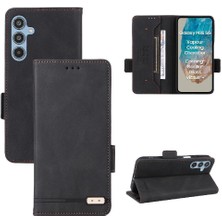 BDT Boutique Toka ile Samsung Galaxy M35 Manyetik Cüzdan Kart Tutucu Için Flip Case (Yurt Dışından)