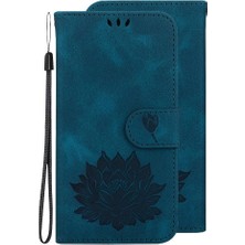 Manyi Mall Oneplus Nord Ce 2 5g Kabartma Lotus Çiçek Cüzdan Kickstand Için Flip Case (Yurt Dışından)