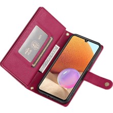 BDT Boutique Samsung Galaxy A32 4g Çok Fonksiyonlu Iş Standı Kayışı Için Flip Case (Yurt Dışından)