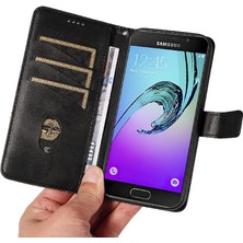 Manyi Mall Elmas Dikiş Deri Telefon ile Samsung Galaxy A3 2016 Için Flip Case (Yurt Dışından)