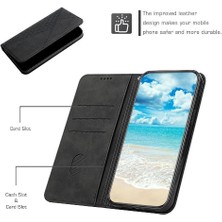 Manyi Mall Xiaomi Poco M6 4g Pu Deri Cüzdan Kickstand Kart Için Flip Case (Yurt Dışından)