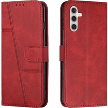 Manyi Mall Samsung Galaxy M35 Yan Toka Kart Ekleme Kickstand Pu Için Flip Case (Yurt Dışından)