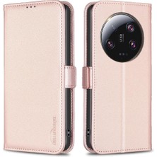 Manyi Mall Xiaomi 13 Ultra Manyetik Pu Deri Cüzdan Kart Yuvaları Tutucu Için Flip Case (Yurt Dışından)