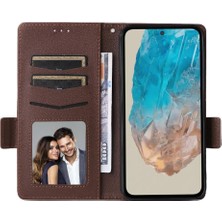 BDT Boutique Samsung Galaxy M35 5g Pu Deri Manyetik Yan Toka Kart Için Flip Case (Yurt Dışından)