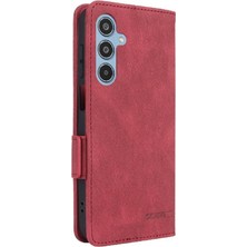 BDT Boutique Toka ile Samsung Galaxy M35 Manyetik Cüzdan Kart Tutucu Için Flip Case (Yurt Dışından)