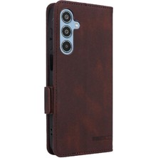 BDT Boutique Toka ile Samsung Galaxy M35 Manyetik Cüzdan Kart Tutucu Için Flip Case (Yurt Dışından)