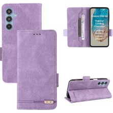 BDT Boutique Toka ile Samsung Galaxy M35 Manyetik Cüzdan Kart Tutucu Için Flip Case (Yurt Dışından)