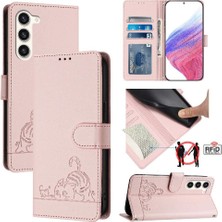 BDT Boutique Samsung Galaxy S23 Artı Kart Yuvası Tutucu Için Kickstand Kedi Rfıd Flip (Yurt Dışından)