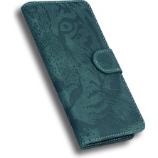 BDT Boutique Oppo Oppo 11F 5g Için Flip Case Deri Cüzdan Kabartmalı Sevimli Kaplan (Yurt Dışından)