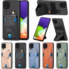 BDT Boutique Samsung Galaxy A22 4g Cardholder Için Kılıf Braketi Standı Fonksiyonu Manyetik (Yurt Dışından)