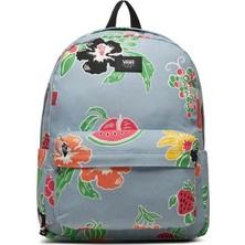 Vans Old Skool 22L Sırt Çantası Çiçekli Mavi