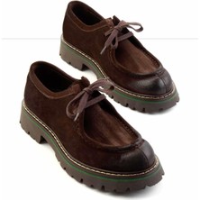 Bambi Kahve Süet Hakiki Deri Erkek Casual Ayakkabı E01901020202