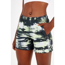 Maraton Regular Kadın  Şort  Siyah Şort 19044