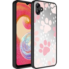 Farma İletişim Teknolojileri Samsung Galaxy A04E Kılıf Aynalı Desenli Kamera Korumalı Parlak Mirror Kapak - Pati