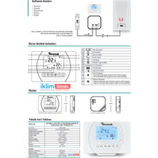 Baymak Logı Pro S Proğramlanabilir Kablosuz Oda Termostatı
