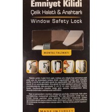 Sgs SGS1378 Çelik Halatlı Anahtarlı Emniyet Kilidi