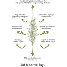 QUR Organik Biberiye Suyu Kepek Cilt Temizleyici Yağlanma Dengeliyici