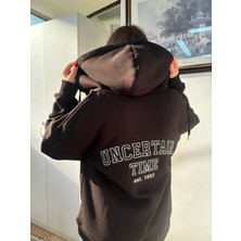 Coho Regular Fit Metal Fermuarlı Kapşonlu Hırka Sweatshirt. Yumuşacık Garanti Şardonlu ve Nakışlı.