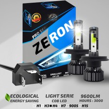Furens Hyundai Accent Admira 1999-2006 Uzun-Kısa Far Uyumlu Şimşek Etkili LED Xenon Pro Series H4