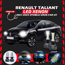 Furens Renault Taliant 2021-2023 Uzun Far Uyumlu Şimşek Etkili LED Xenon Pro Series H7