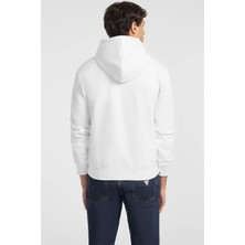 Guess Erkek Beyaz Iconic Sweatshirt