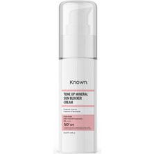 Known. Güneş Kremi | Spf 50+ Pembe Ton Eşitleyici (Pink Tone-Up) Güneş Kremi |