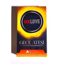 Oxlove Prezervatif Gece Ateşi 4 Adet Gizli Gönderim