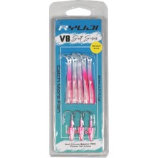 Ryuji V8 8cm 5.5gr Silikon Yem Pınk Uv