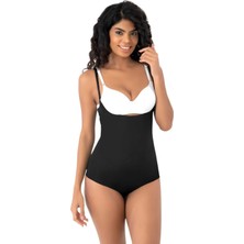 Tezzgelsin Kadın Lazer Kesim Toparlayıcı Göğüs Altı Askılı Body Korse