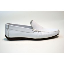 Arda Deri Erkek Ayakkabı Deri Ayakkabı Casual Beyaz Deri Ayakkabı Günlük Ayakkabı