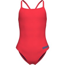 Team Swimsuit Challenge Solid Çocuk Pembe Yüzücü Mayosu 004765300