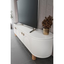 Venüs Vns Modüler Mebran Kapak. Duru Tv SEHPAS180 cm Perast Oval Tv Ünitesi