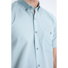 Varetta Erkek Su Yeşili Kısa Kollu Cepli Gömlek