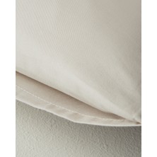 English Home Pure Pamuklu 2'li Yastık Kılıfı 50X70 cm Kahve Köpüğü