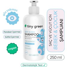 Tiny Green Bebek & Çocuk Saç ve Vücut Şampuanı Papatya Kokulu 250 ml