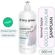 Tiny Green Güçlü Parlak Normal Saçlar Şampuan  500 ml