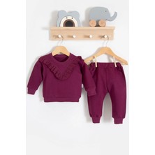 Beruflic Fisto Detaylı Pamuklu 2'li Kız Bebek Takımı