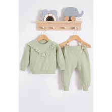 Beruflic Fisto Detaylı Pamuklu 2'li Kız Bebek Takımı