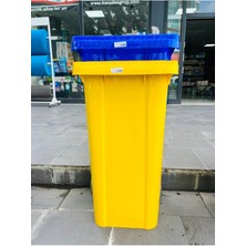 Tekno Trust Çöp Konteyner Tekerlekli 120 Lt Renkli
