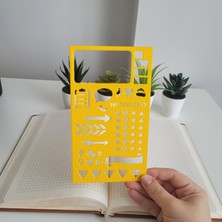 Karmelom Studio Bullet Journal Günlük Plan Ikonları Şablon Cetvel