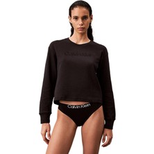 Calvin Klein Kadın Siyah Sweatshirt 000QS7273E