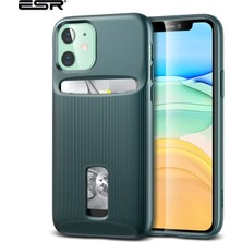 Esr iPhone 11 Kılıf,wallet Armor-Pine Green