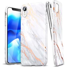 Esr iPhone Xr Kılıf, Marble,gray Gold