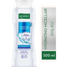 Komili Hydrating Micellar Duş Jeli Hassas ve Nazik Temizleme Vegan 500 ml