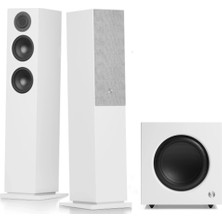AUDIO PRO A48+SW-10 Beyaz 2+1 Aktif Multiroom Akıllı Ev Hoparlörü Seti