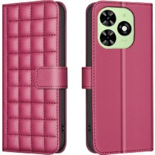 MY Boutique1 Tecno Pop 8 Iş Basit Tarzı Cüzdan Pu Deri Kart Için Flip Case (Yurt Dışından)