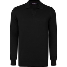 Felix Hardy Erkek Polo Yaka Uzun Kollu Kazak