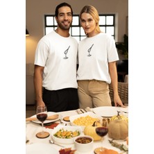 Oversize Çırpma Teli T-Shirt Unisex /chef